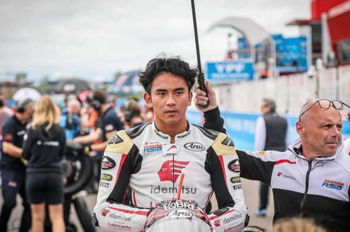 Rider Moto2 perwakilan Indonesia, Mario Aji terpaksa absen dari GP Silverstone akhir pekan ini