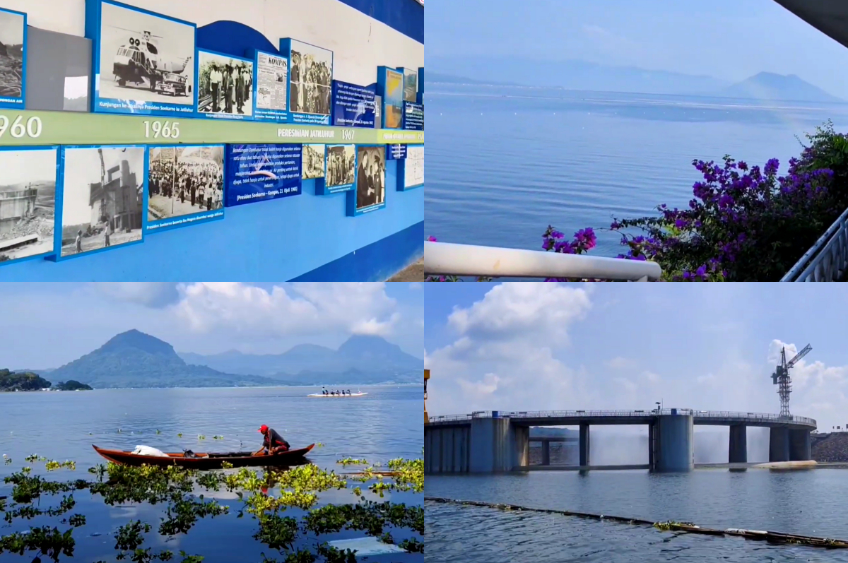 Pesona Waduk Jatiluhur di Purwakarta, Jawa Barat.