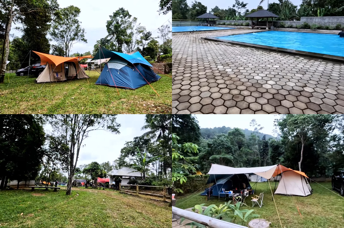 Camping ground Saunghibar Hillside, Purwakarta.