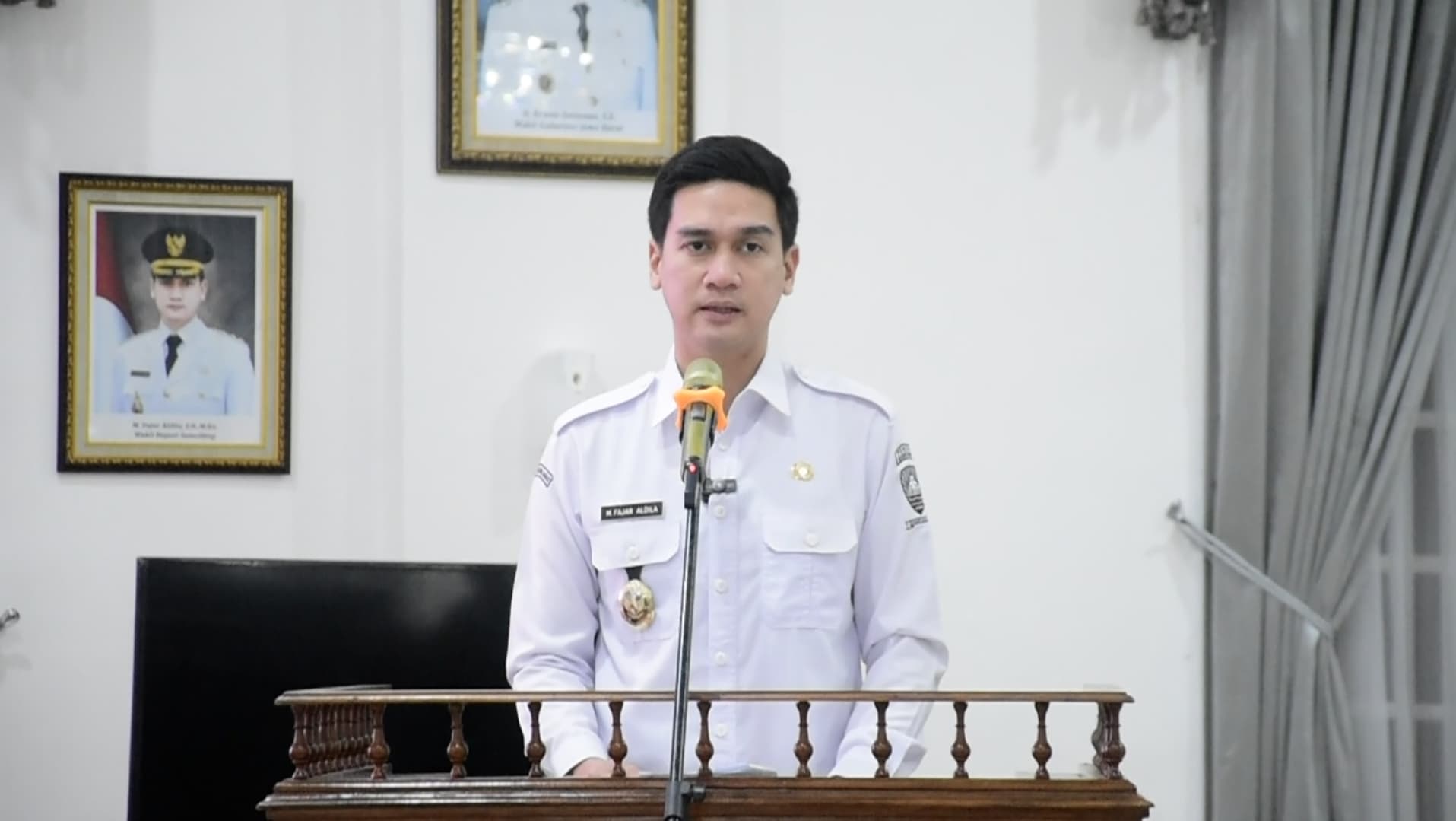 Wakil Bupati Sumedang, M. Fajar Aldila.
