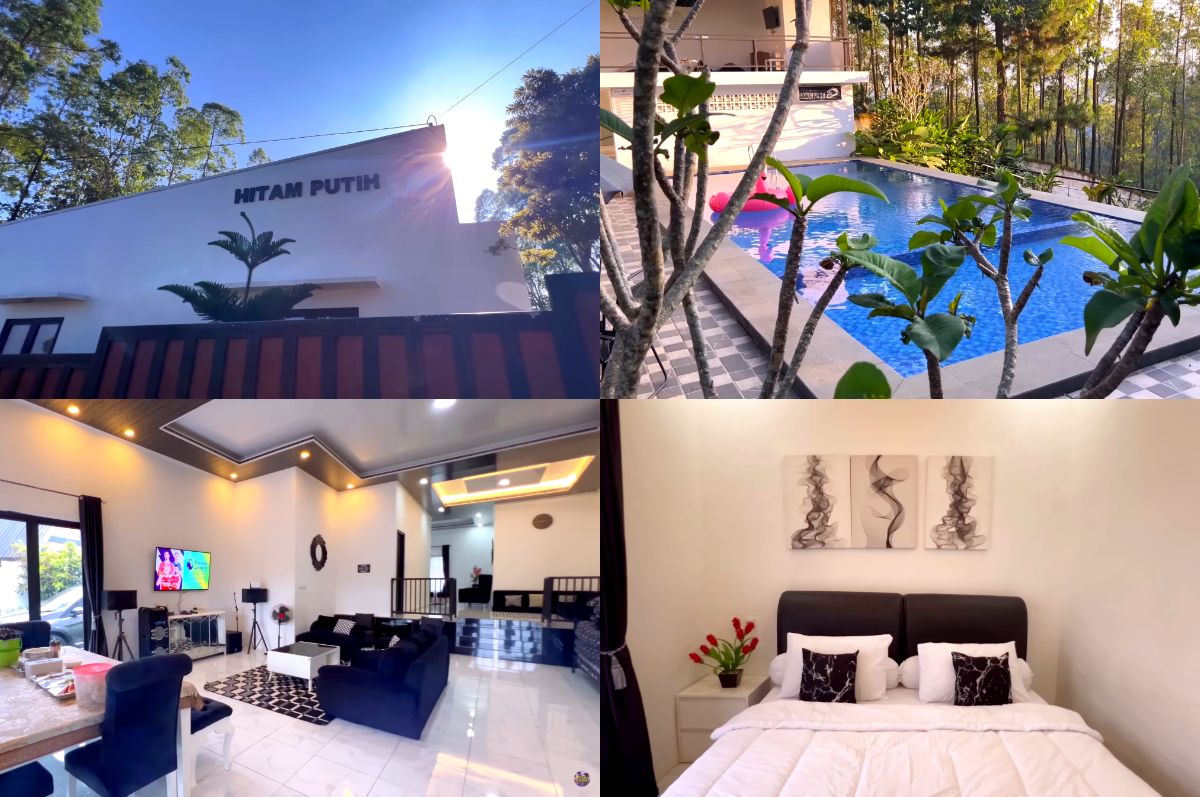 Staycation tengah hutan Puncak , Villa Hitam Putih tawarkan pengalaman menginap private dan cozy di Bogor.