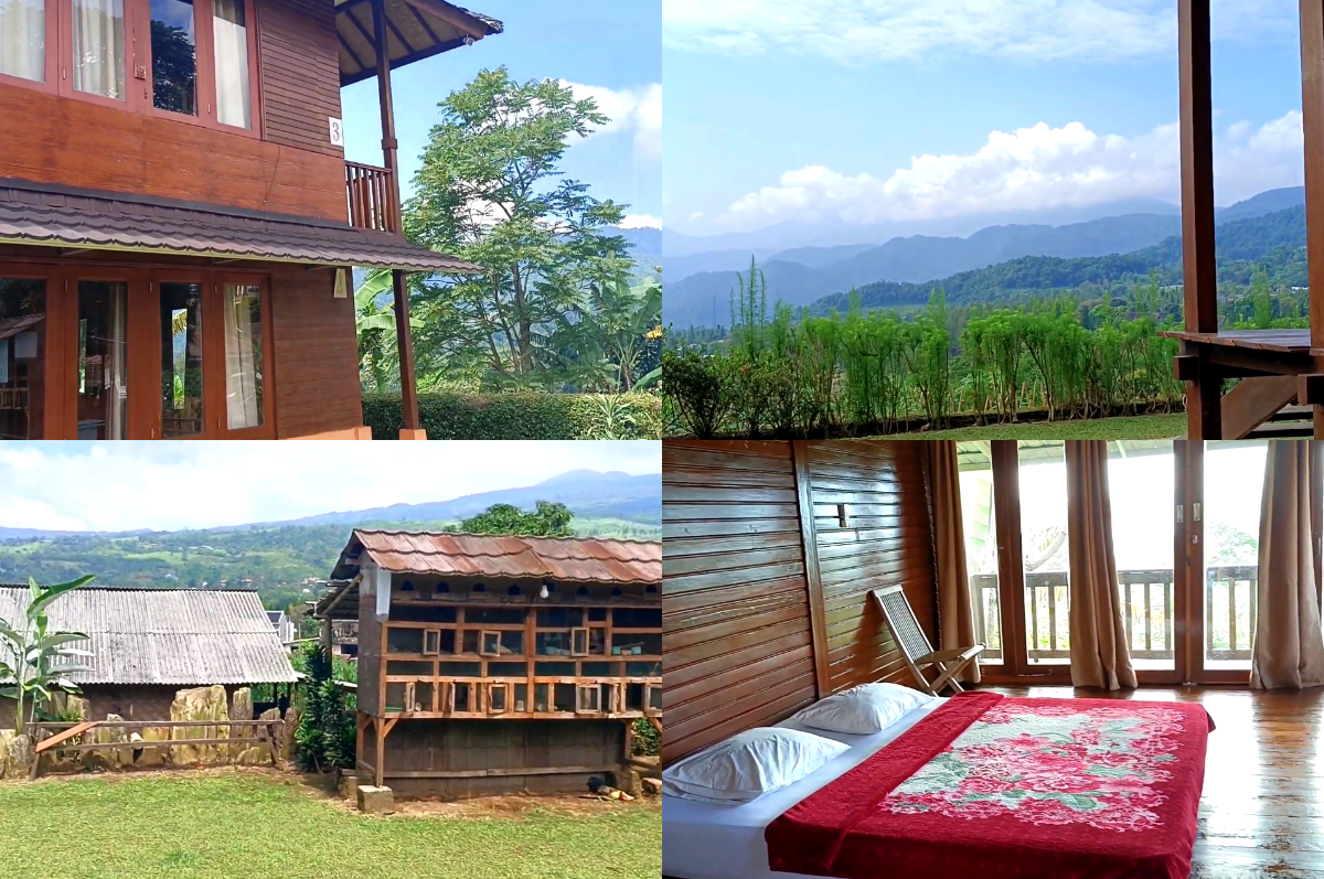 Staycation dengan view cantik di Villa Kanaka Residence di kawasan Ciater.