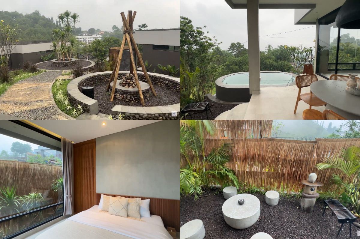 Villa The Hill tipe D, penginapan nyaman dan estetik.