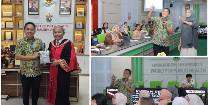General Manager Pestigo Sulkifly Baro saat memberikan kuliah umum di Universitas Hasanudin