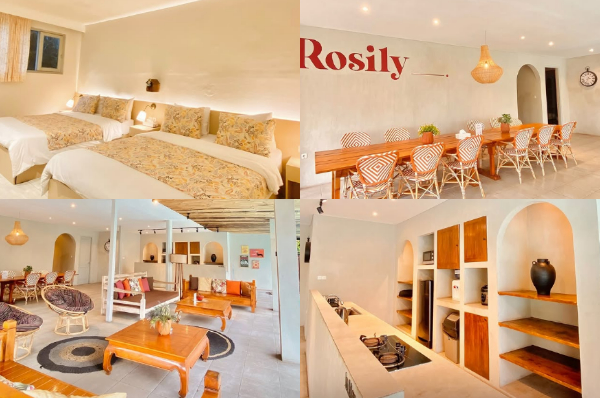 Tampilan interior Villa Rone yang estetik.