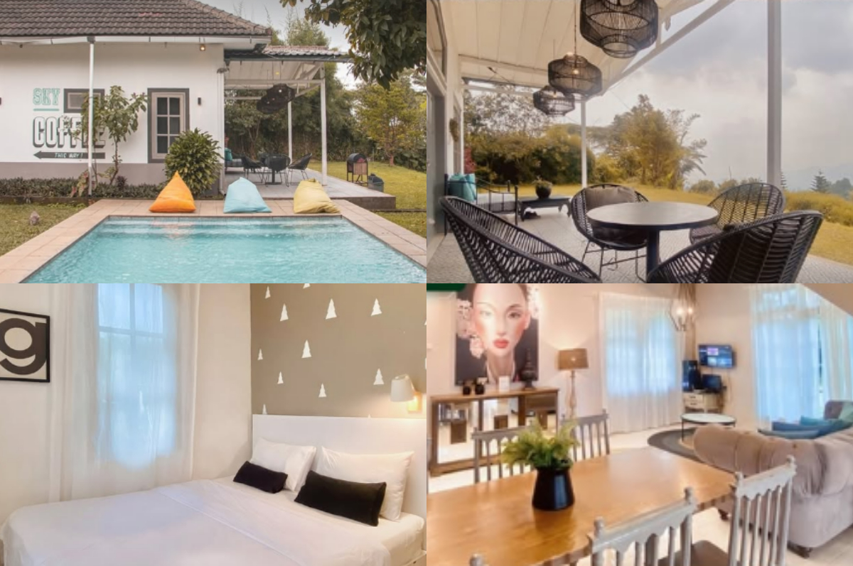 Staycation estetik di Villa Sky by The Villas 100.