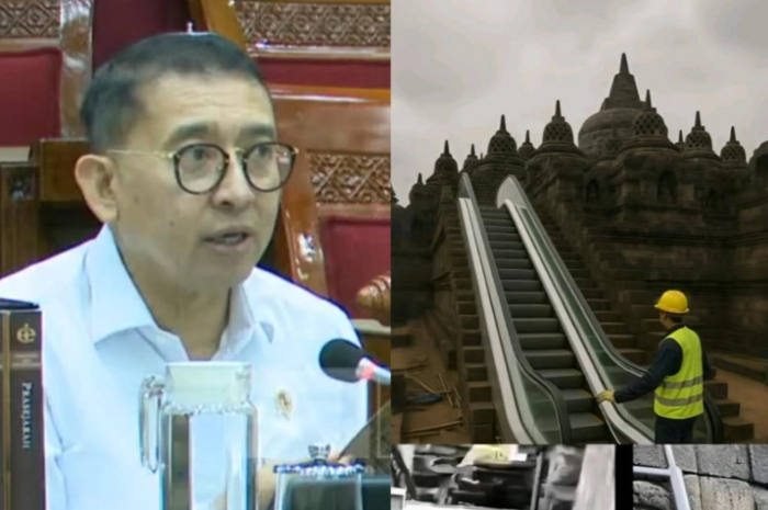 Menteri Kebudayaan Fadli Zon klarifikasi isu pemasangan eskalator di Candi Borobudur dalam unggahan @dpr_ri, menyebut yang dipasang adalah stair lift demi inklusivitas