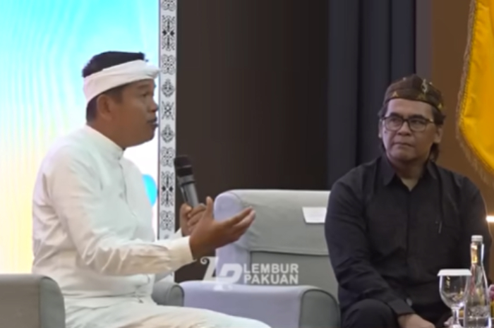Gubernur Jawa Barat Dedi Mulyadi saat mengisi kuliah umum di Universitas Indonesia (UI).