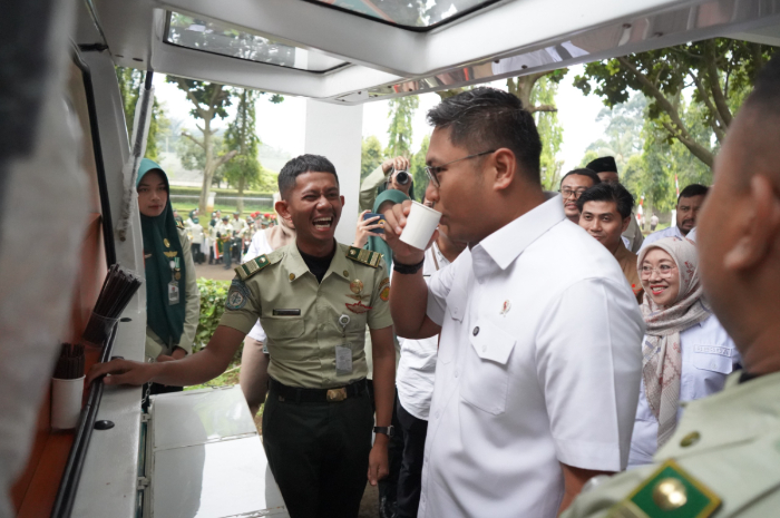 Mahasiswa Polbangtan Bogor pamer bisnis ke Wakil Menteri Pertanian Sudaryono
