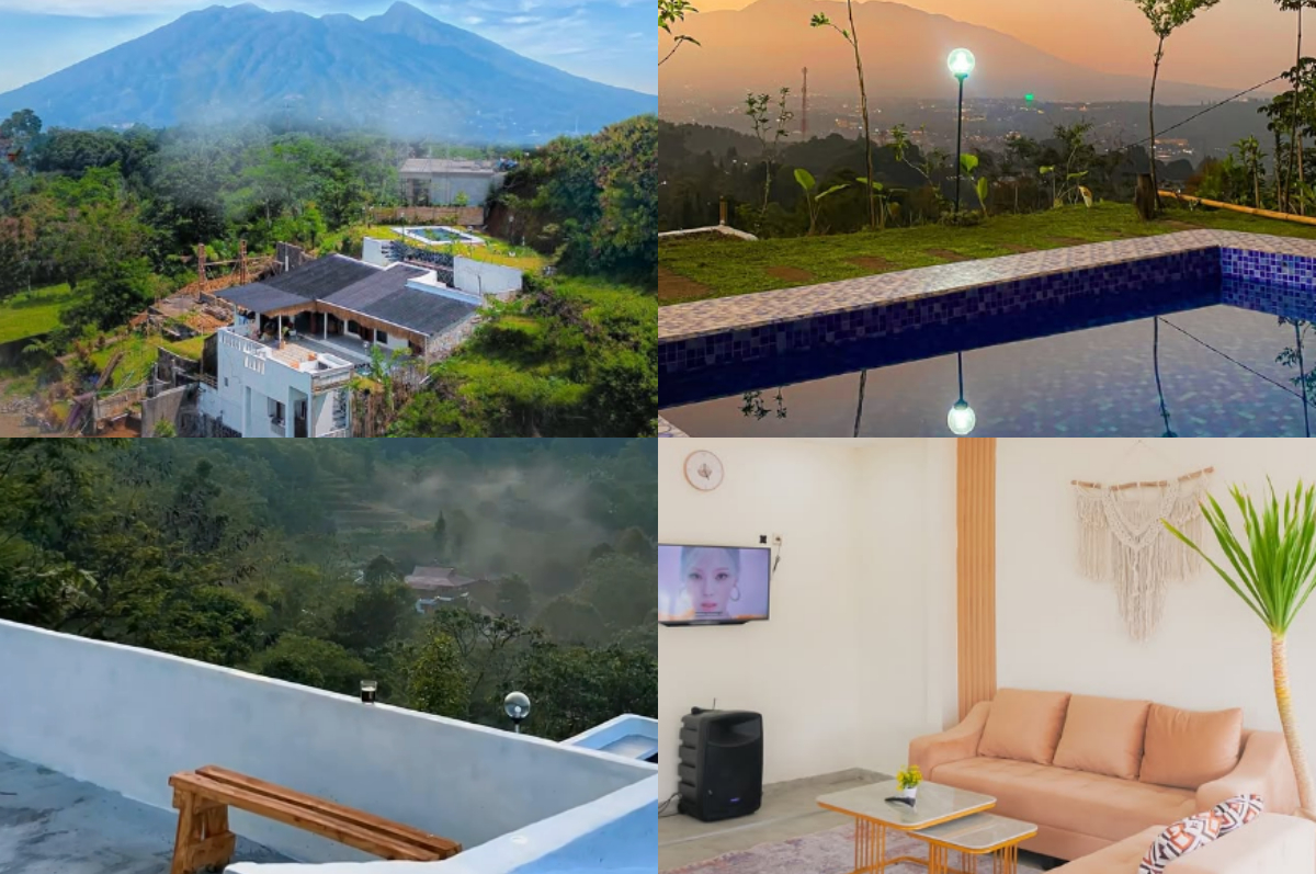 View cantik di Villa Pendawa Mountain View.