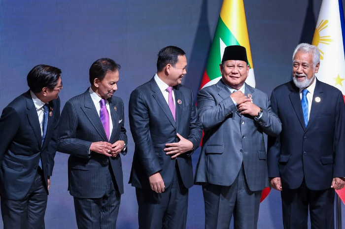 Presiden Prabowo saat ikut KTT ASEAN ke-46 di Kuala Lumpur, Malaysia