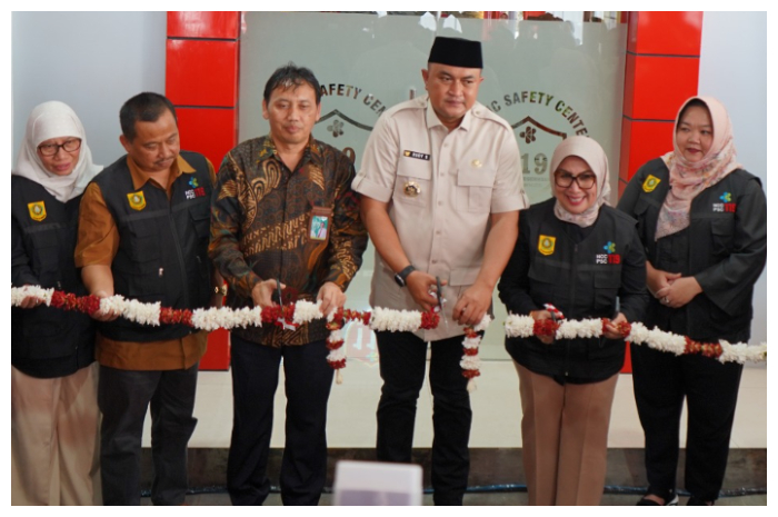 Peresmian pergantian nama RSUD Leuwiliang menjadi RSUD R. Moh. Noh Nur oleh Bupati Bogor, Rudy Susmanto.