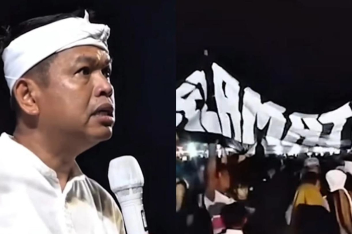 Gubernur Jawa Barat Dedi Mulyadi marah pada sekelompok demonstrasi di tengah acara Nganjang ka Warga di Subang