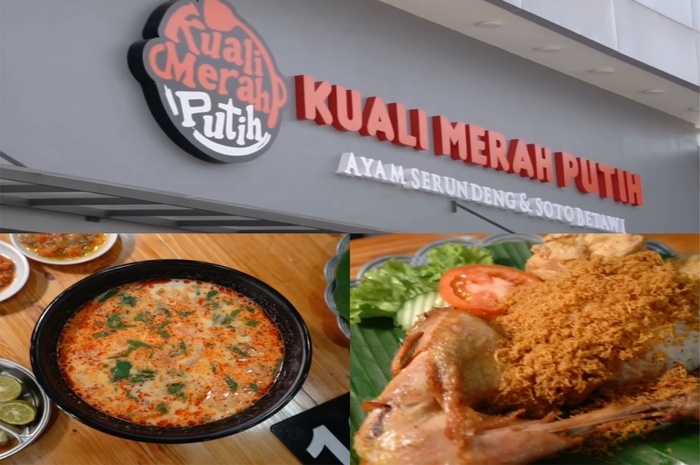 Restoran Kuali Merah Putih hadir di Pasar Kota Pondok Gede, Bekasi menyajikan masakan Nusantara dengan bumbu serundeng khas dan porsi melimpah.