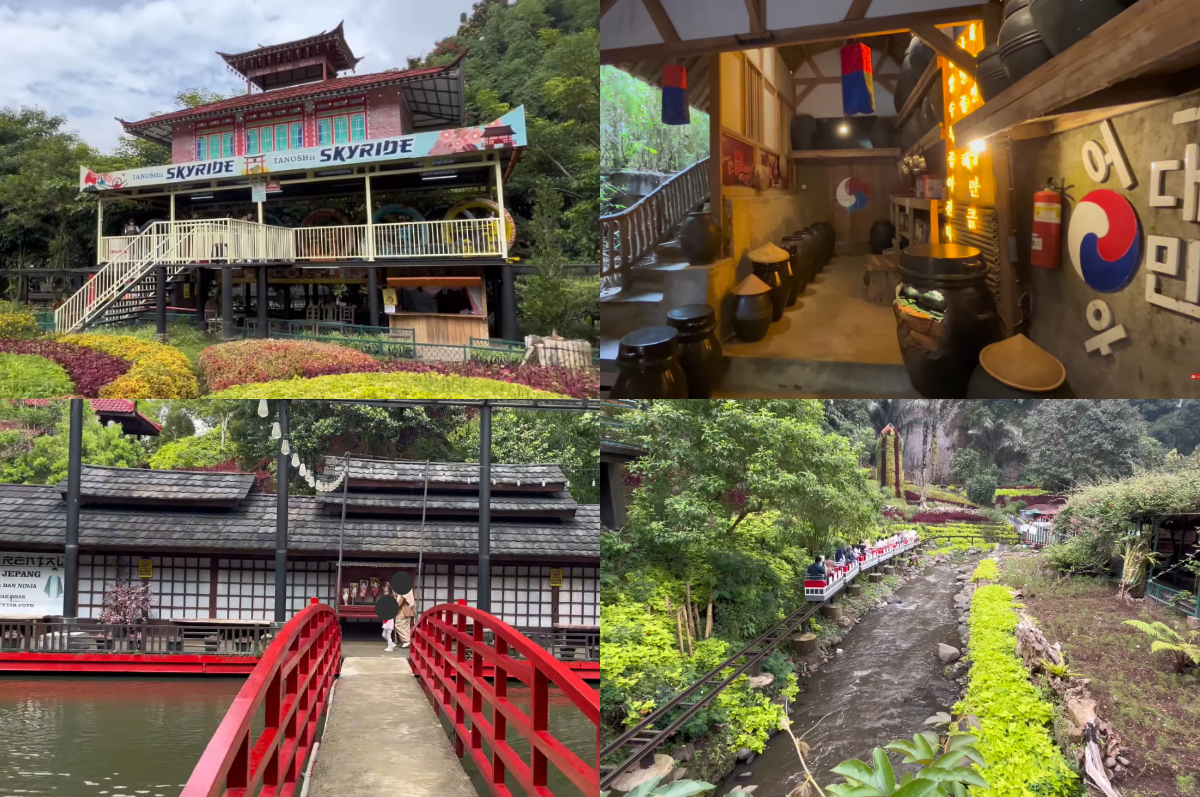 Wisata tematik The Great Asia Africa di Lembang.