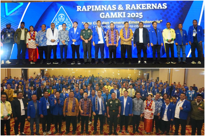 Rapimnas dan Rakernas GAMKI 2025 di Hotel Sunan, Surakarta, Jawa tengah,&nbsp;Jumat&nbsp;(30/5/2025).