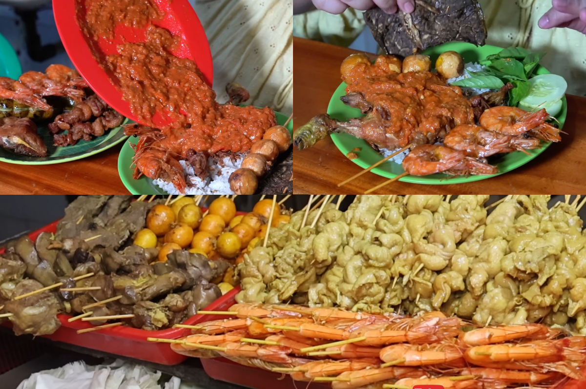 Kuliner pecel ayam di Depot Radar Pak Aldi, Jakarta Selatan.