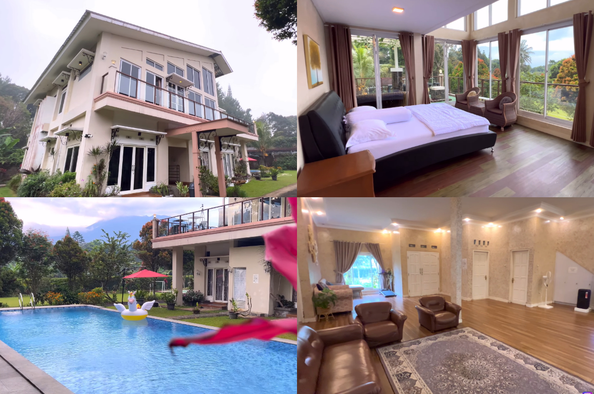 Villa Ayesha, penginapan luas cocok untuk acara gathering di Bogor.