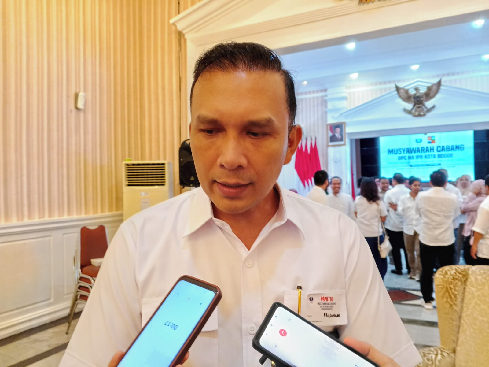 Ketua DPC HA IPB Kota Bogor periode 2021&ndash;2025, Muzakkir.