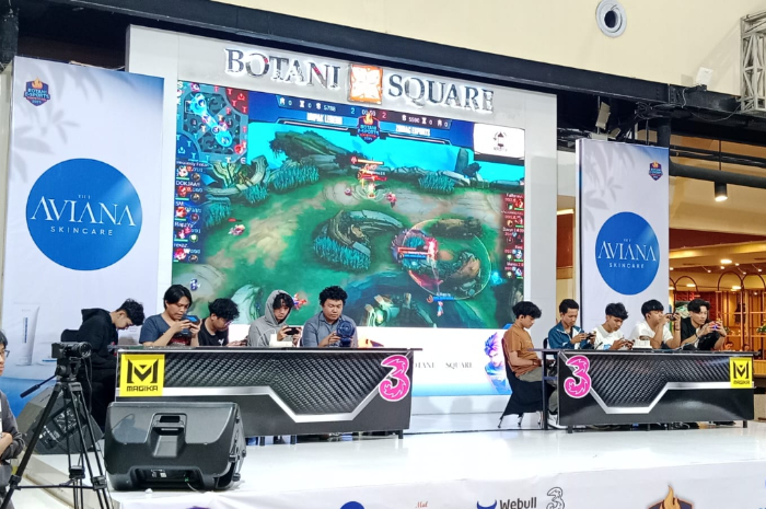 Turnamen Esports Botani Esports Competition 2025 yang diikuti ratusan peserta.