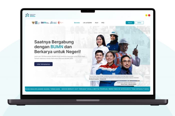 Ilustrasi kuota peserta yang lolos ke tahap 3 Rekrutmen Bersama BUMN 2025
