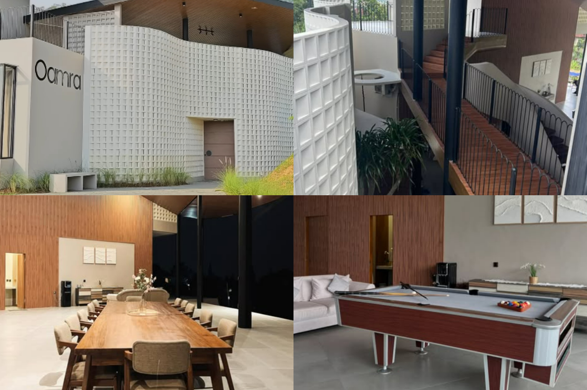 Penginapan estetik di Oamra Villa.