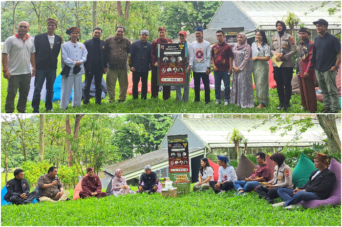 Podcast Kebangsaan yang diselenggarakan GPSN dan Mahakarya Movieland di Kebun Raya Bogor, Minggu (1/6/2025).