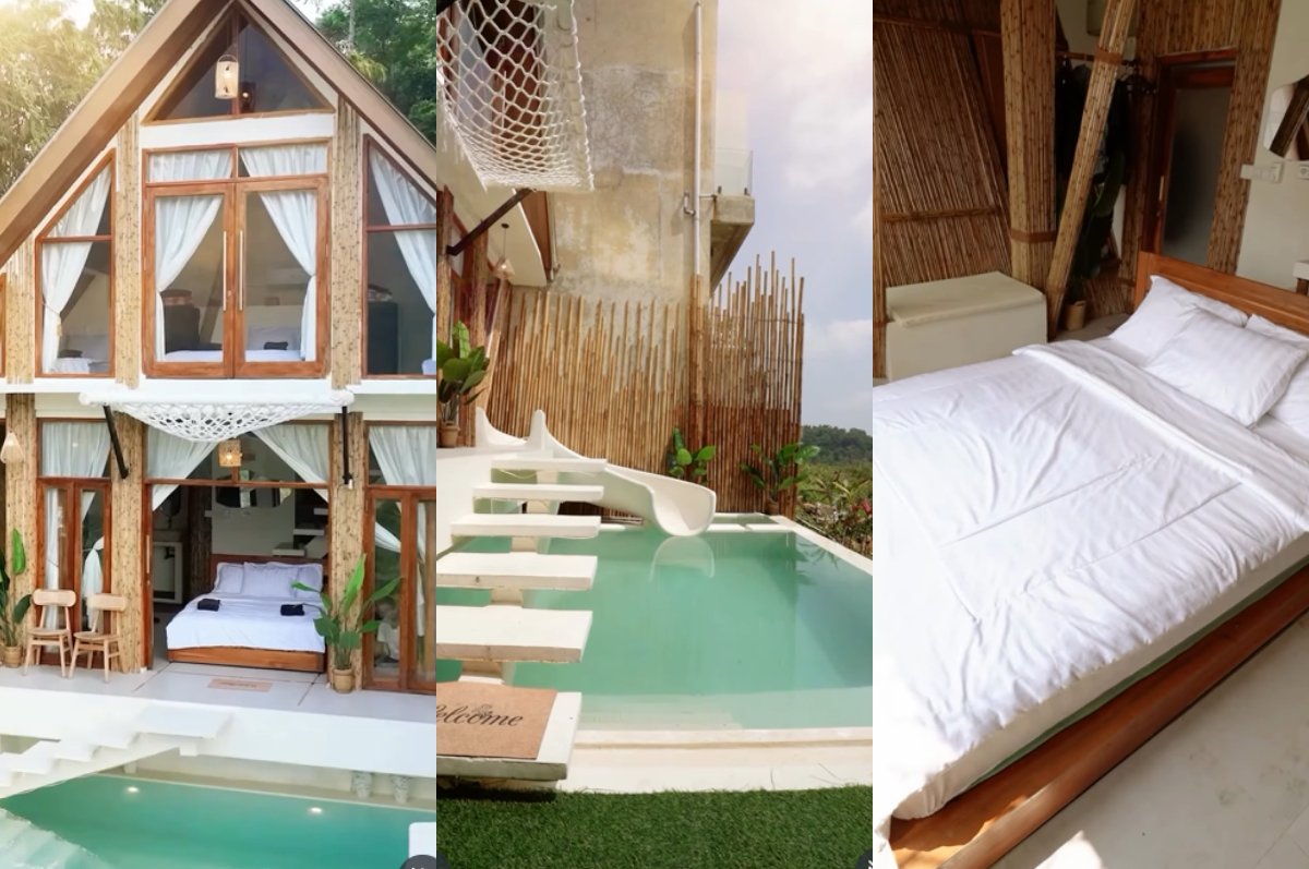 Slidehill Villa by Canvas Cottage di Bojong Koneng, Sentul, Kabupaten Bogor.