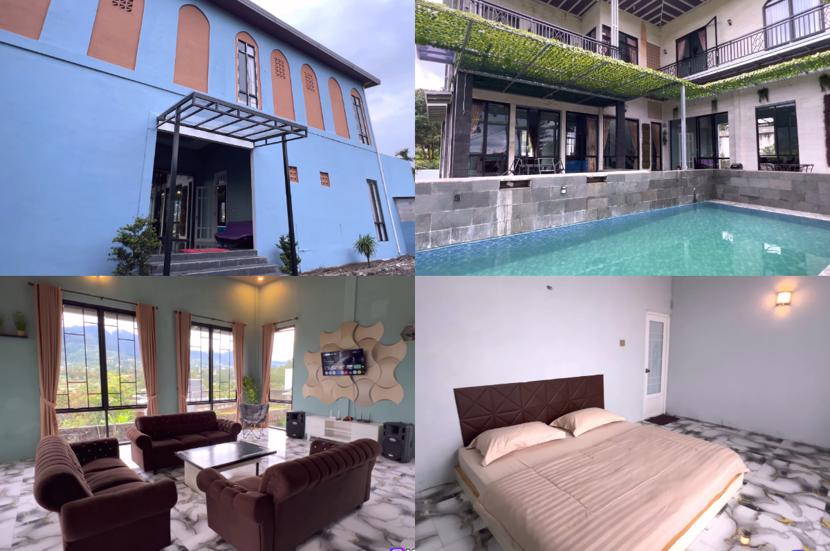 Staycation luas untuk rombongan, kunjungi Villa Nunda aja.
