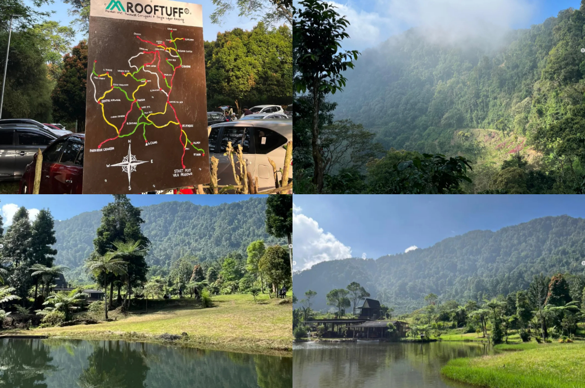 Cisadon Trail, cocok untuk trekking pemula.