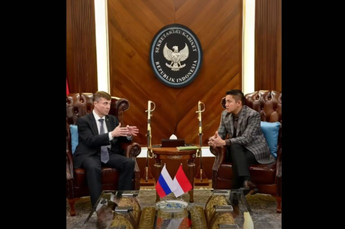 Seskab&nbsp;Teddy Indra Wijaya&nbsp;Duta Besar Federasi Rusia untuk Indonesia, Sergei G. Tolchenov