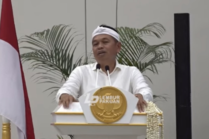 Gubernur Jawa Barat Dedi Mulyadi menyampaikan tentang penerapan sistem e-budgeting dalam pengelolaan anggaran desa.