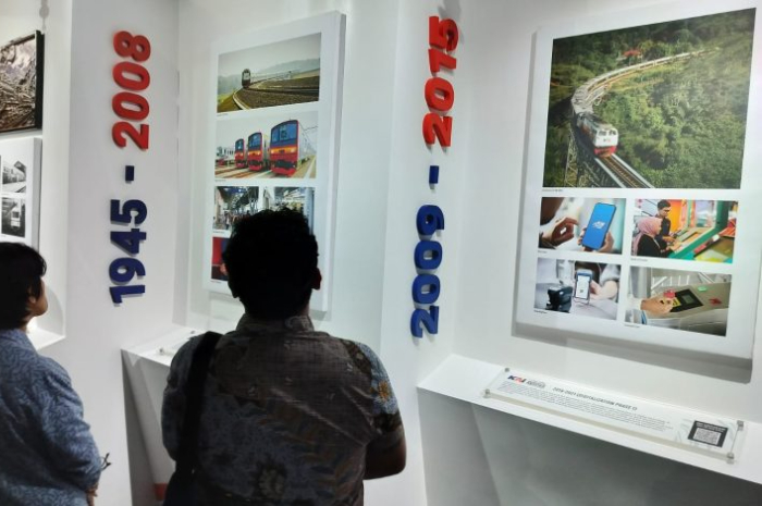KAI menampilkan transformasi digital layanan transportasi di&nbsp;Museum Marketing Philip Kotler bersama Hermawan Kartajaya.