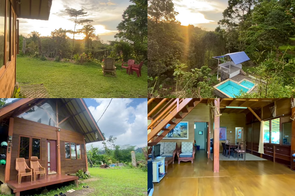 Tampak Villa Kayu by Resort Rumah Jiddah.
