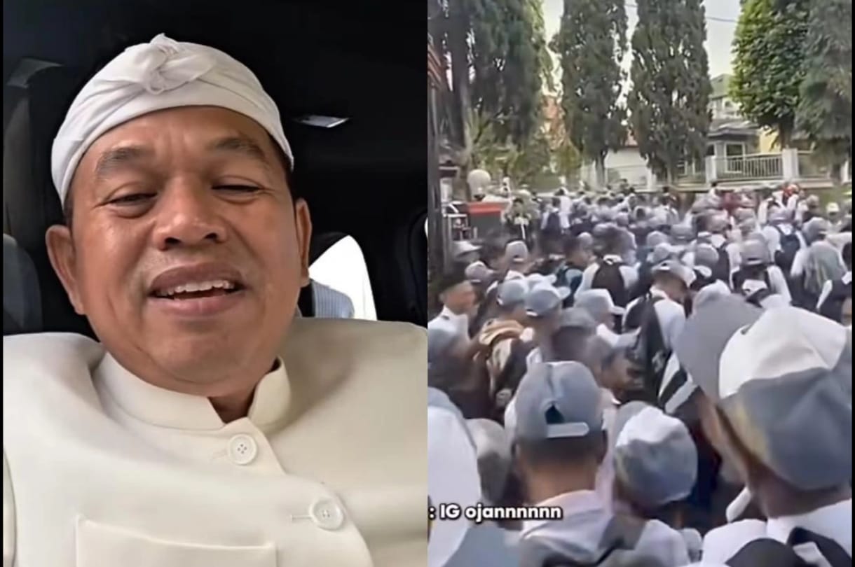 Gubernur Jawa Barat Dedi Mulyadi memposting video pelajar ramai-ramai jalan kaki saat pulang sekolah.&nbsp;