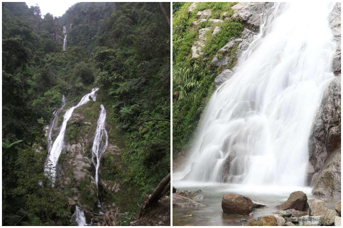 Curug Cibadak di Desa Cisangkal, Kecamatan Cihurip, Kabupaten Garut