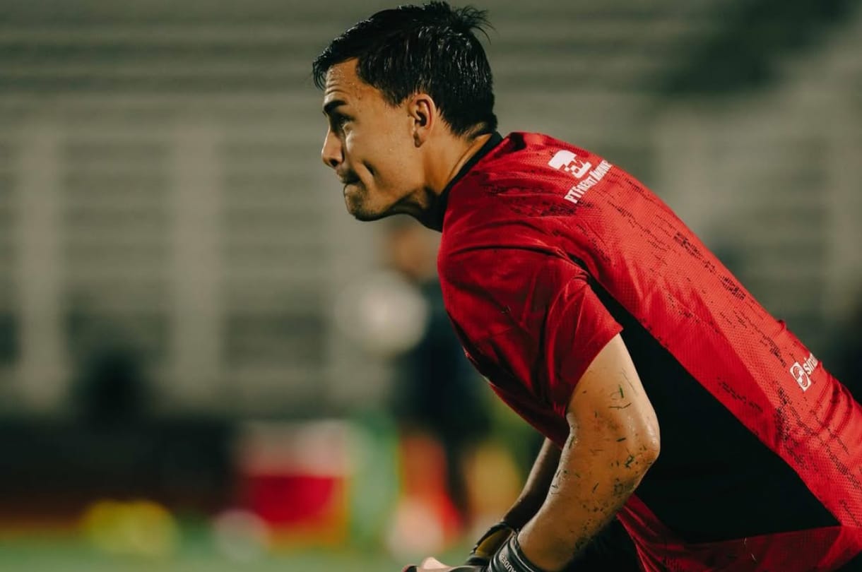 Emil Audero saat menjalani sesi latihan perdana jelang debutnya bersama Timnas Indonesia beberapa waktu lalu.