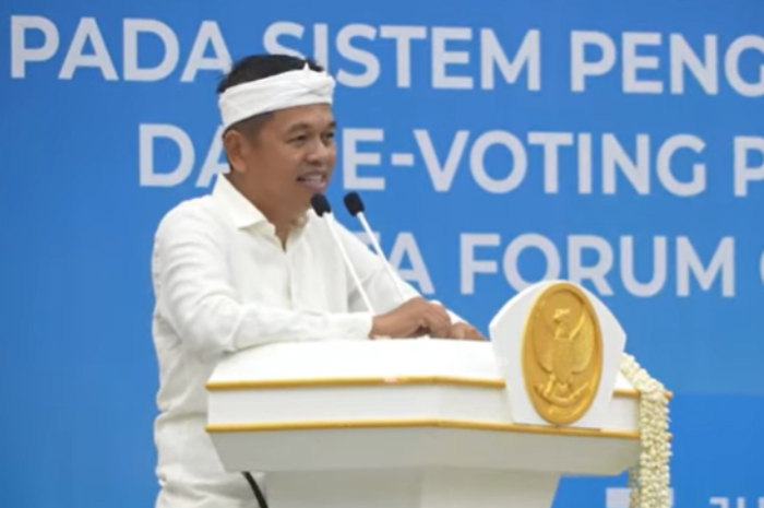 Gubernur Jawa Barat Dedi Mulyadi menyampaikan terkait penerapan sistem e-budgeting untuk pengelolaan anggaran atau dana desa