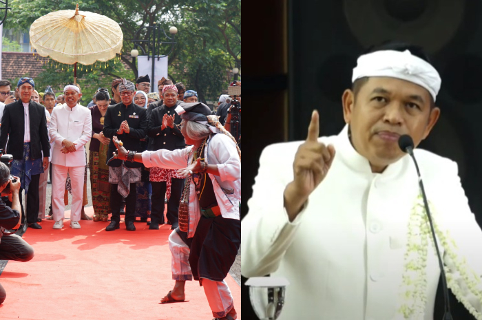 Gubernur Jawa Barat, Dedi Mulyadi saat menghadiri HJB di Kota Bogor.