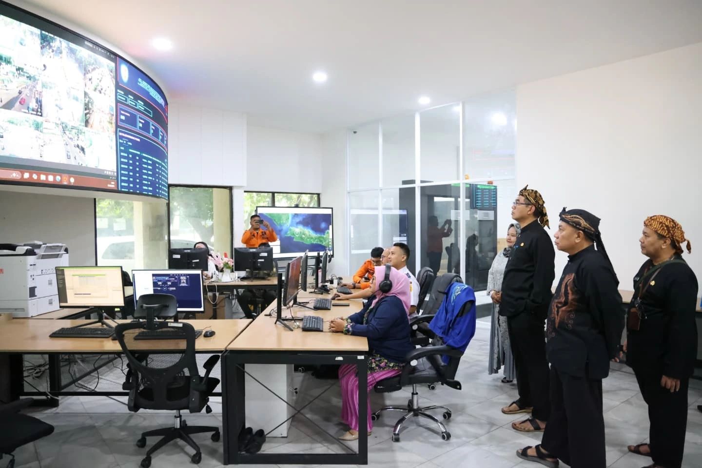 Peluncuran tiga aplikasi baru pemerintah Kabupaten Bogor yang sudah bisa terintegrasi dengan Commend Center.