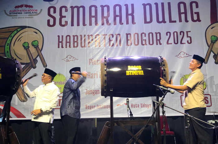 Pembukaan Festival Ngadulag di Kabupaten Bogor.