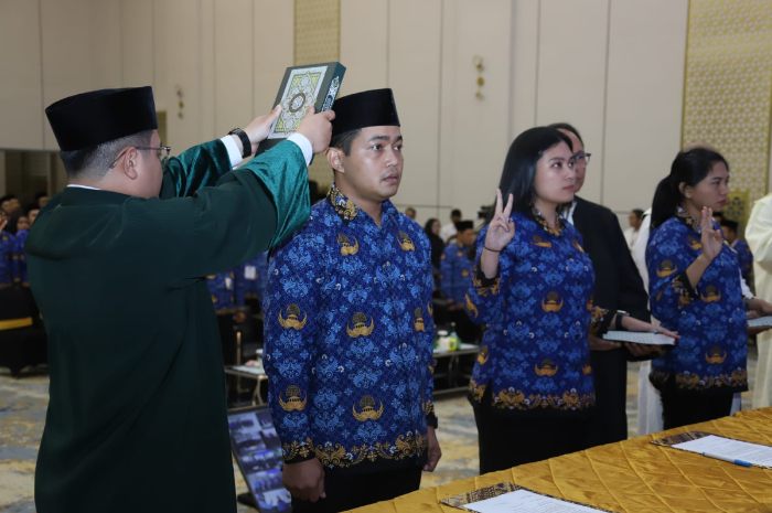 Pelantikan PPPK formasi 2024 di lingkungan Kementerian Agama.
