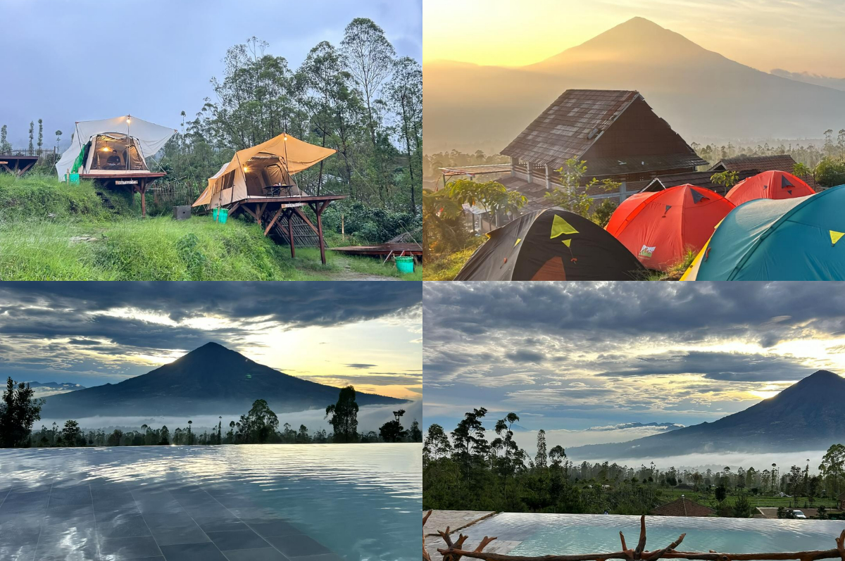 Wisata alam Agrowisata Tepas Papandayan, Garut.