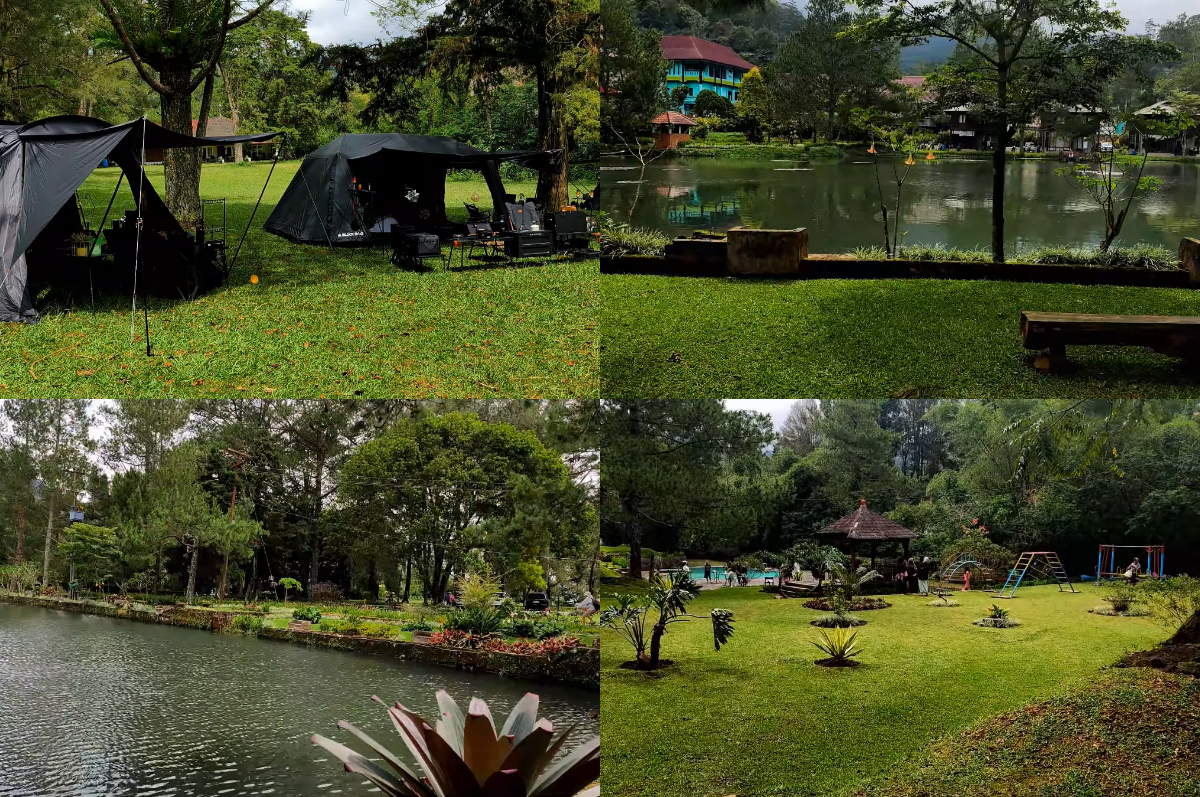 Camping seru di Taman Piknik Ciloto.