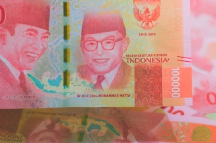 Ilustrasi uang pencairan bansos