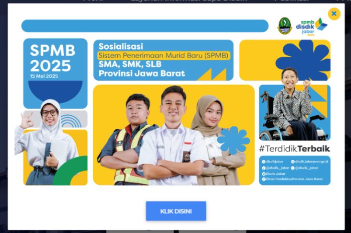 SPMB 2025 SMA, SMK, SLB Provinsi Jawa Barat