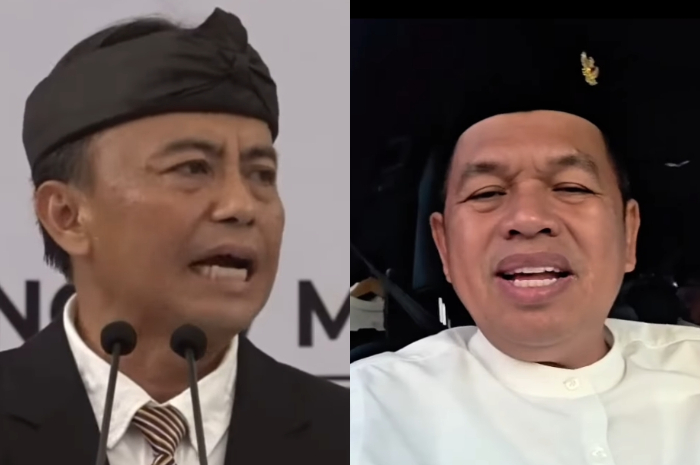 Sekda Provinsi Jawa Barat (Jabar) Herman Suryatman dan Gubernur Jawa Barat Dedi Mulyadi pada kesempatan terspisah.