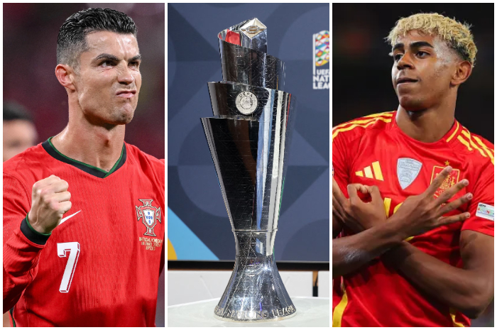 Cristiano Ronaldo akan bentrok dengan Lamine Yamal pada final UEFA Nations League antara Portugal vs Spanyol.