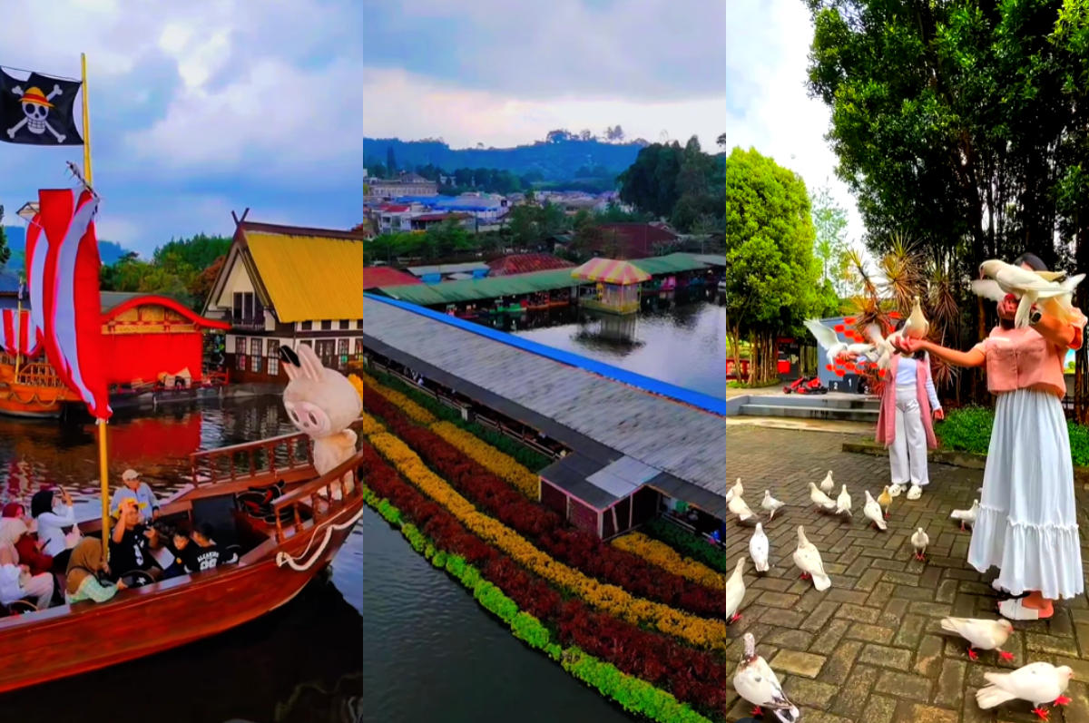 Wisata Floating Market Lembang, Bandung.