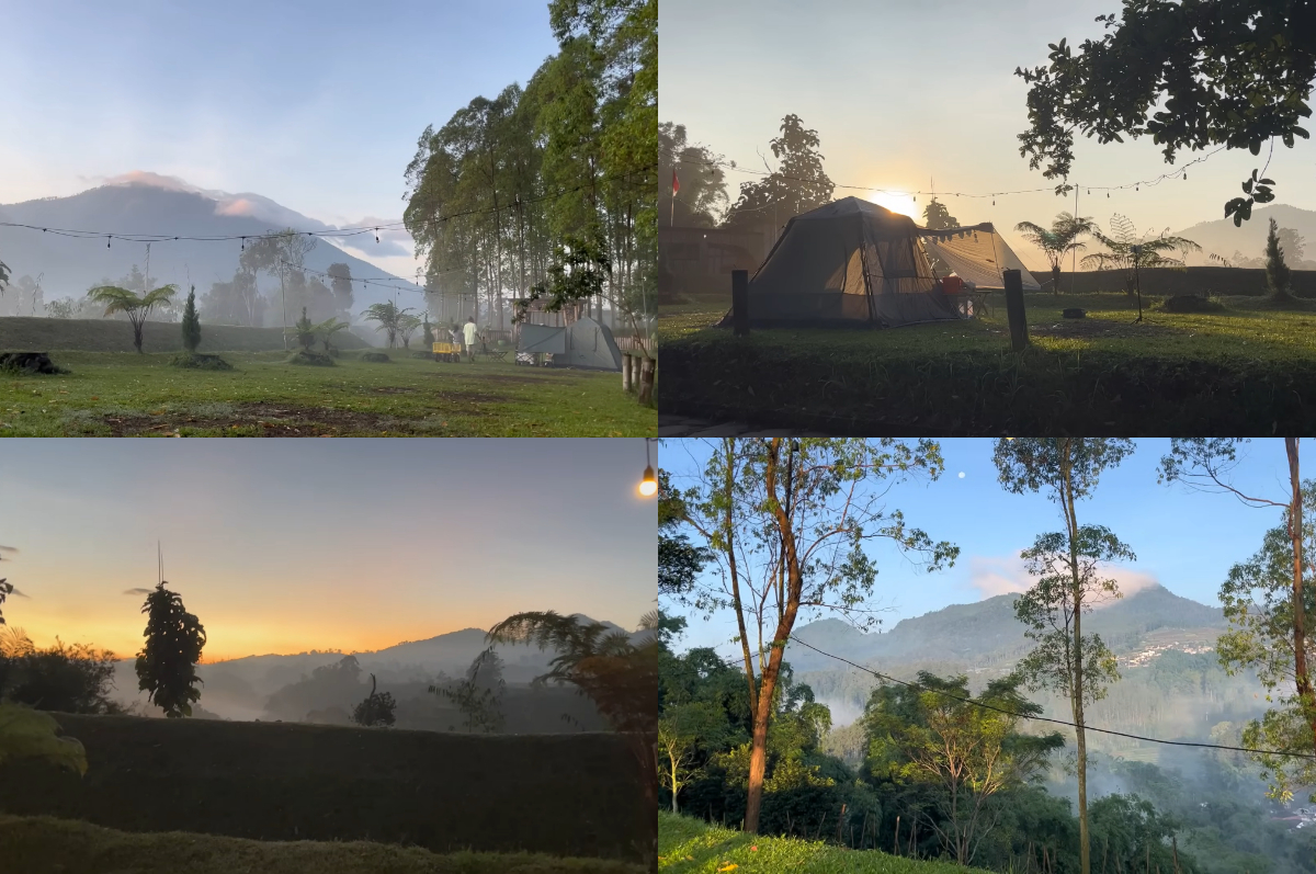 Camping seru dengan view super cantik di Maron Valley Pujon, Malang.